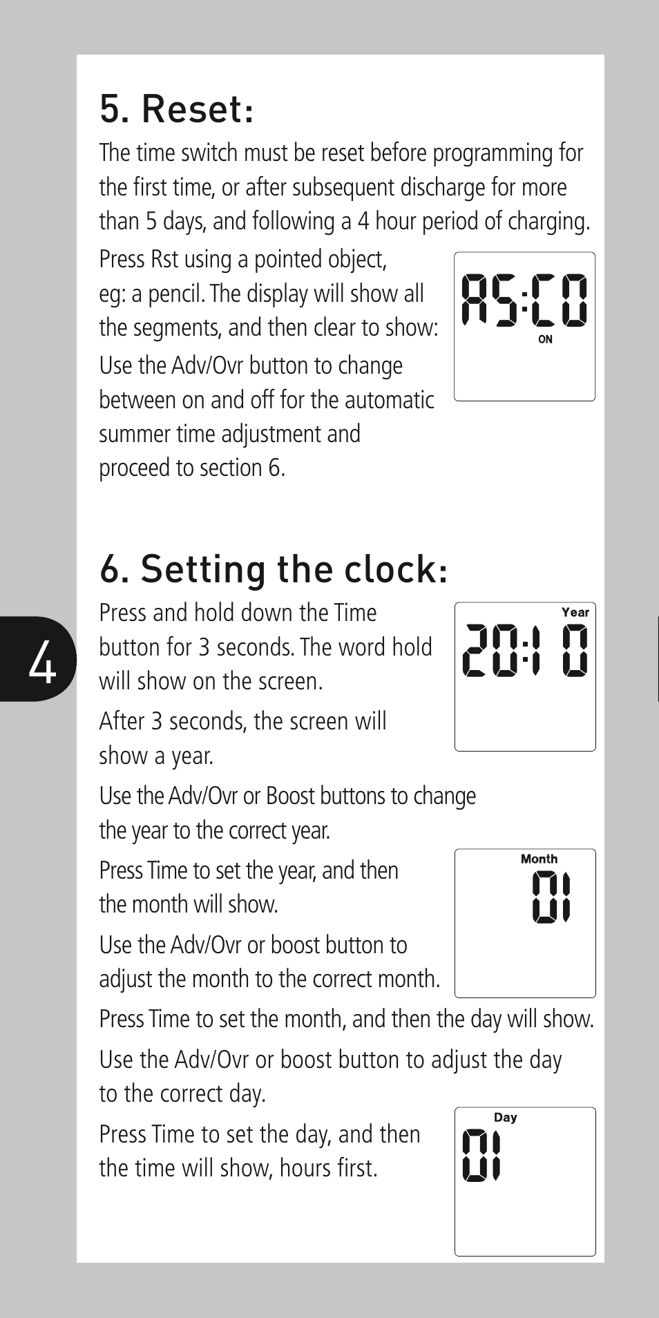 Timeguard NTT08 User Manual | Page 5 / 12