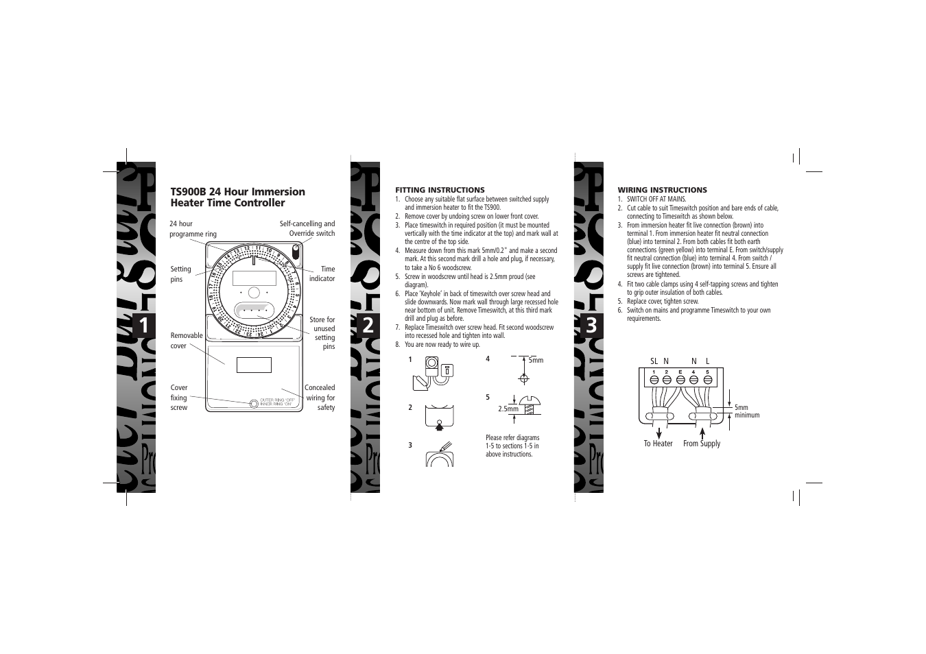 Timeguard TS900B User Manual | Page 2 / 6