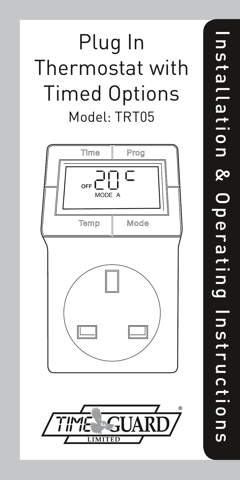 Timeguard TRT05 User Manual | 12 pages