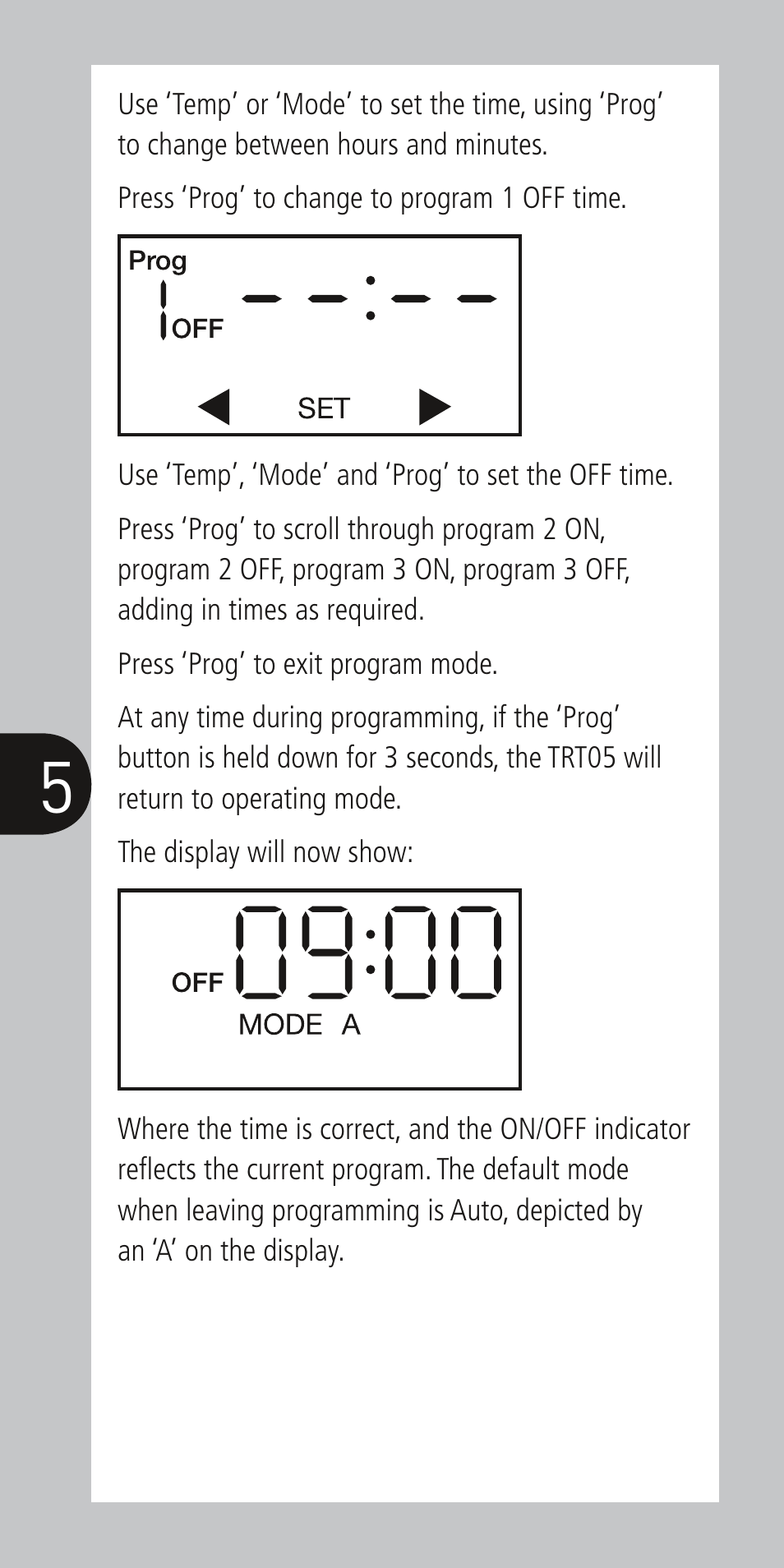 Timeguard TRT05 User Manual | Page 6 / 12