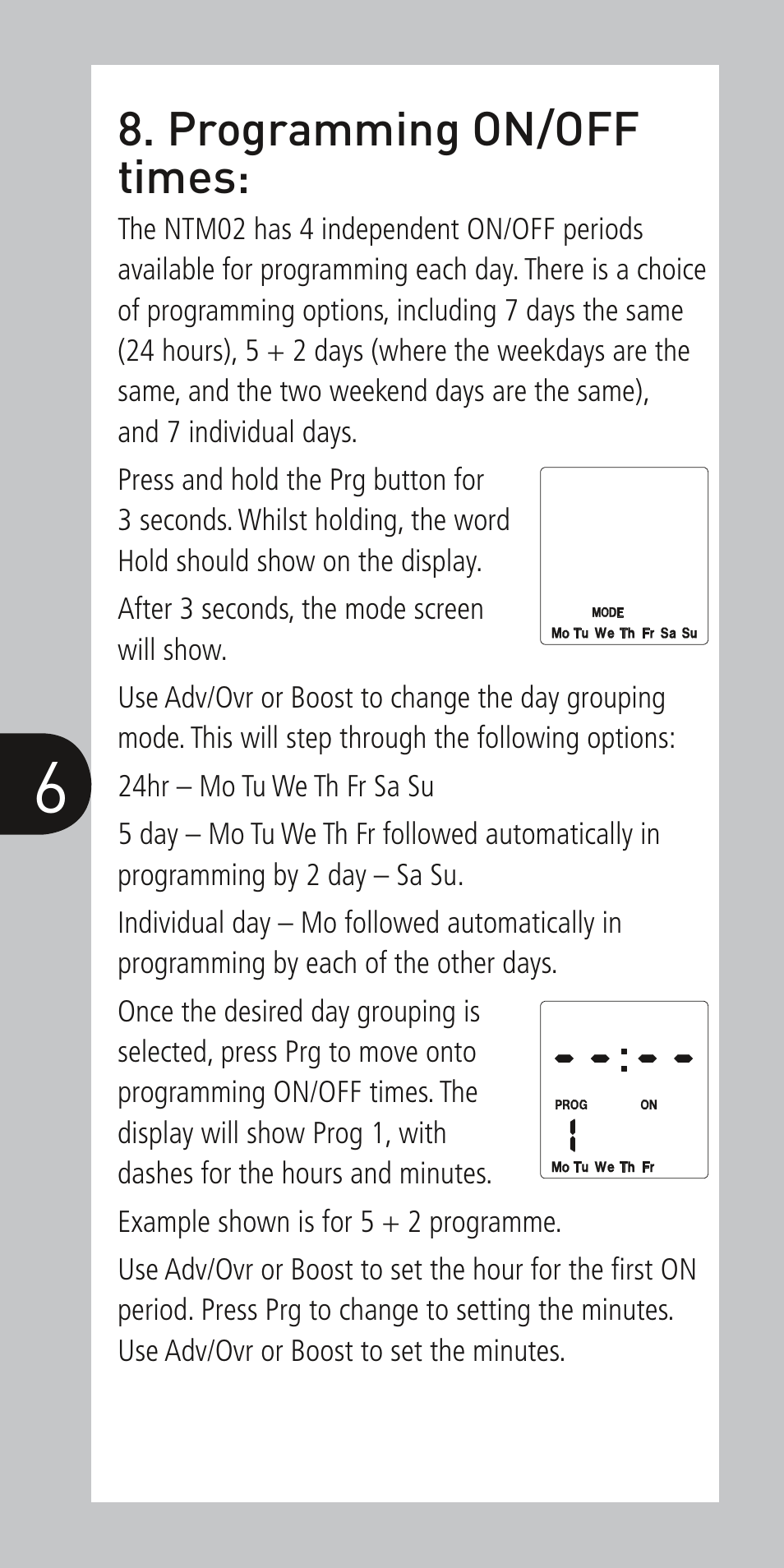 Timeguard NTM02 User Manual | Page 7 / 12