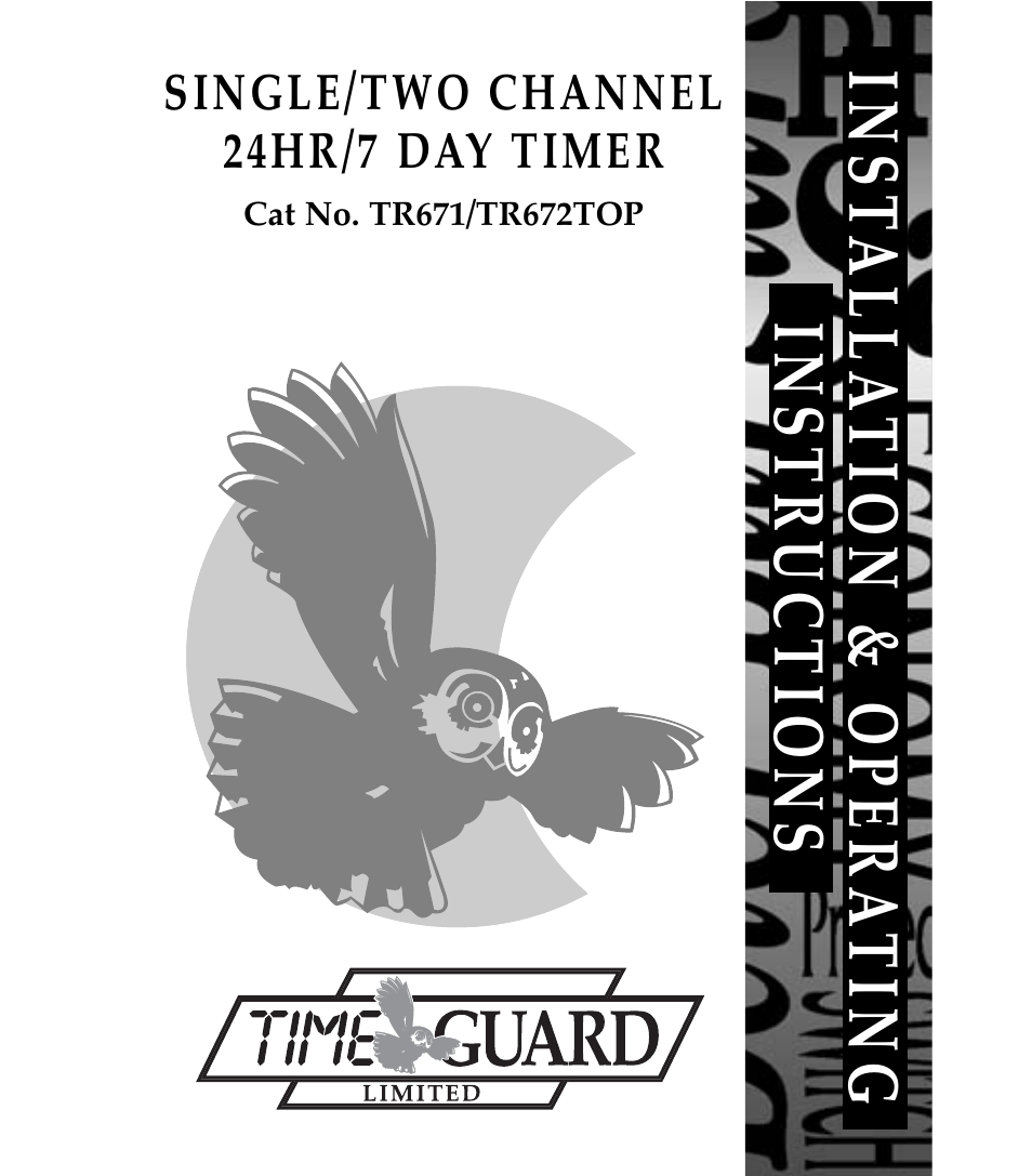 Timeguard TR 672 top User Manual | 12 pages