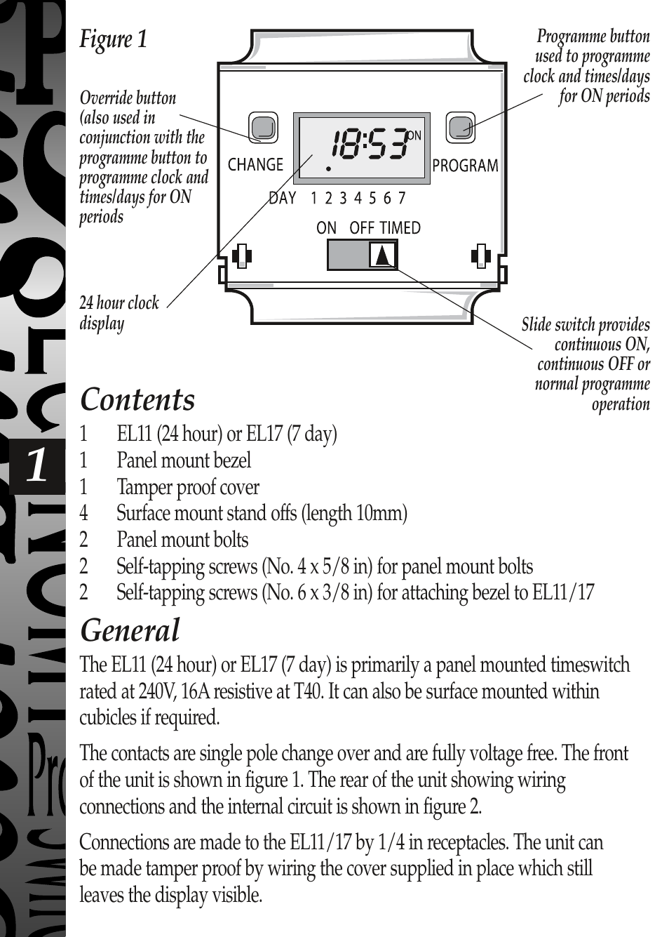 Timeguard EL17 User Manual | Page 2 / 12