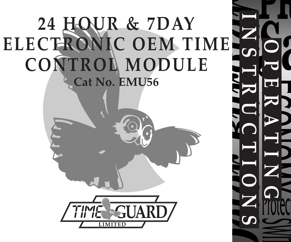 Timeguard EMU56 User Manual | 12 pages