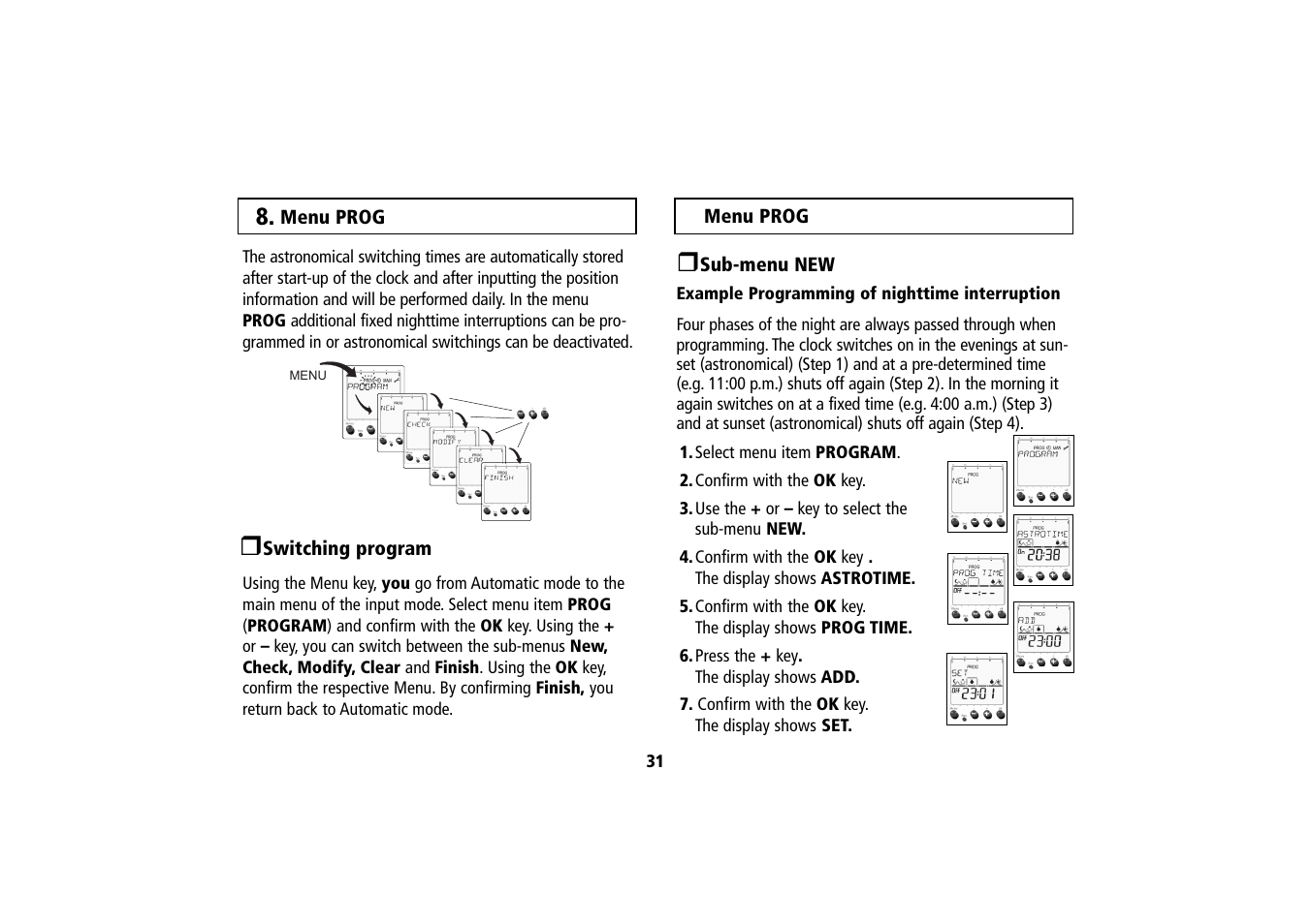 Timeguard SELEKTA 170 top2 User Manual | Page 8 / 24