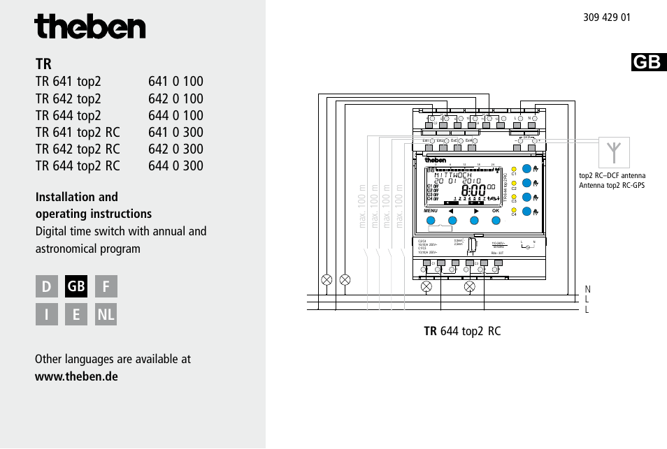 Timeguard TR 644 top2 User Manual | 36 pages