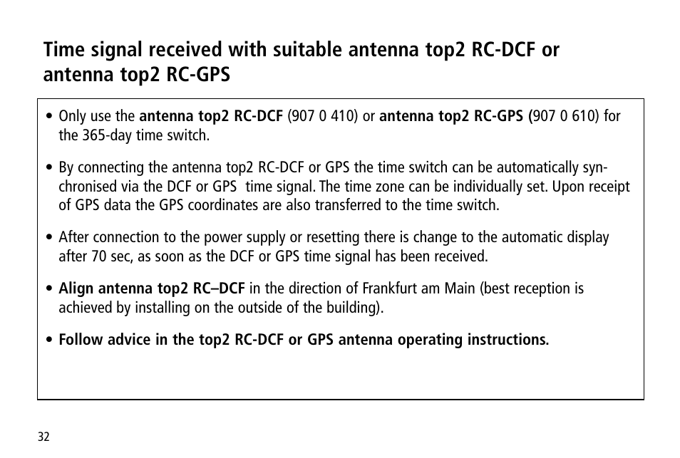 Timeguard TR 644 top2 User Manual | Page 32 / 36