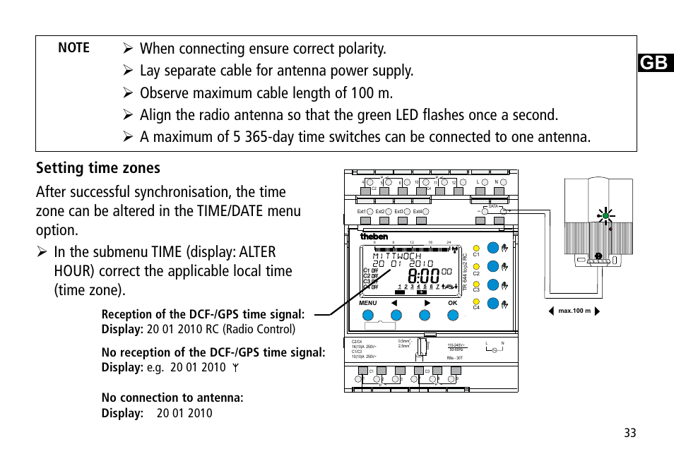 Timeguard TR 644 top2 User Manual | Page 33 / 36