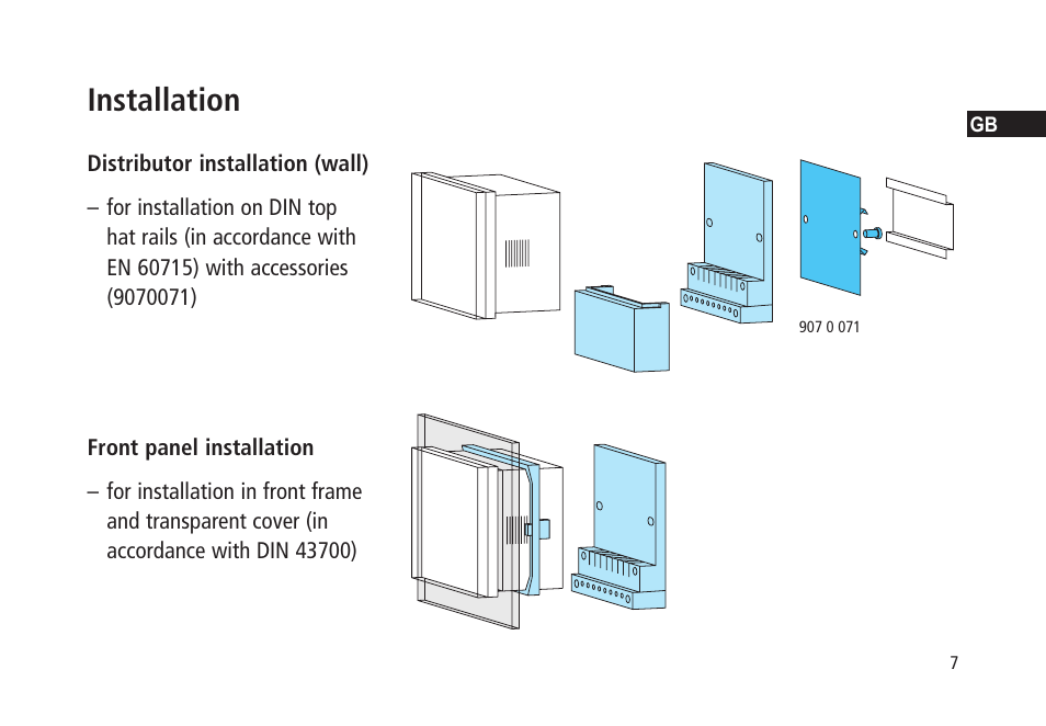 Installation | Timeguard TR 636 top2 User Manual | Page 7 / 16