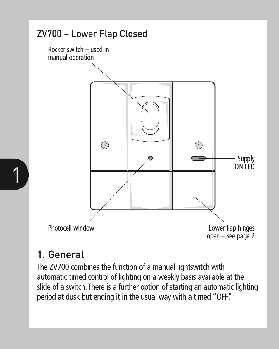 Timeguard ZV700 User Manual | Page 2 / 12