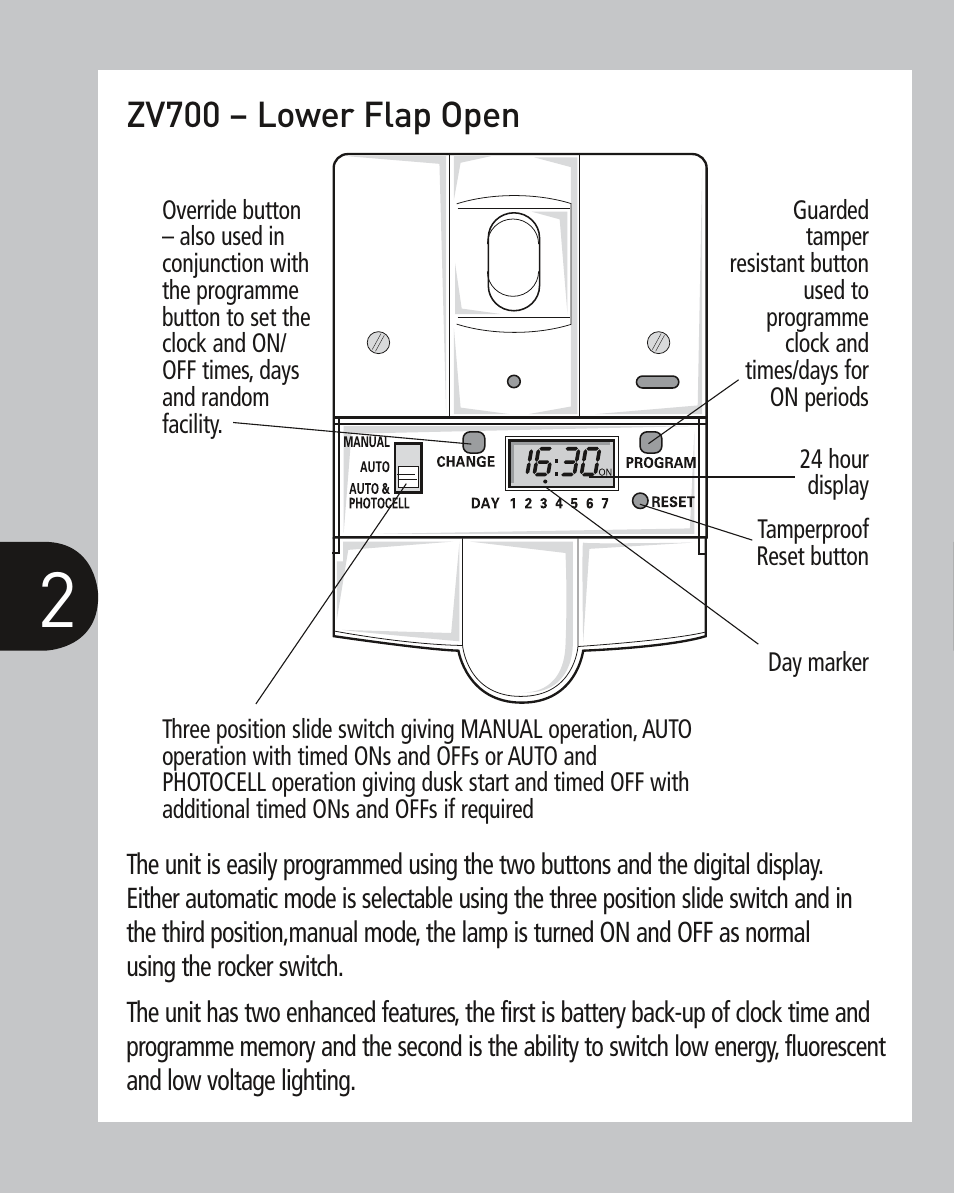 Timeguard ZV700 User Manual | Page 3 / 12