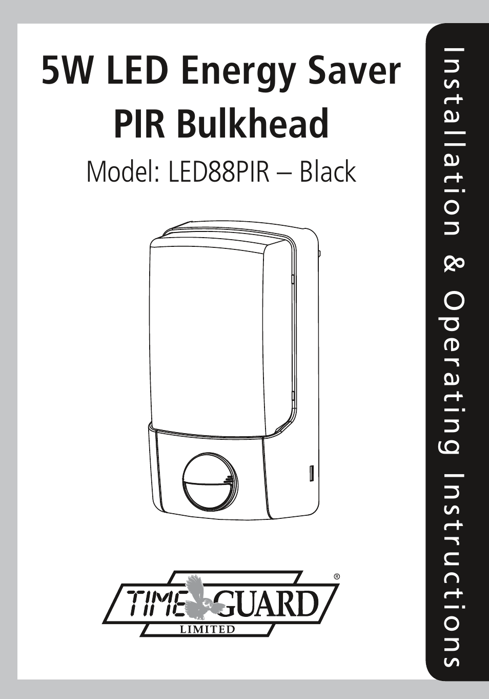 Timeguard LED88PIR User Manual | 12 pages