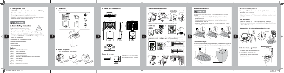 Timeguard LED400PIRB User Manual | Page 2 / 2