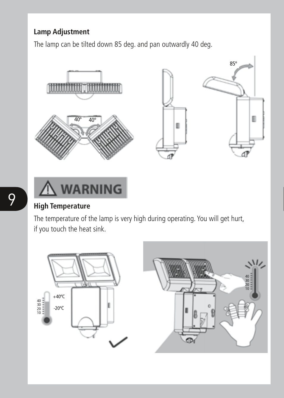 Timeguard LED200PIRWH User Manual | Page 10 / 12