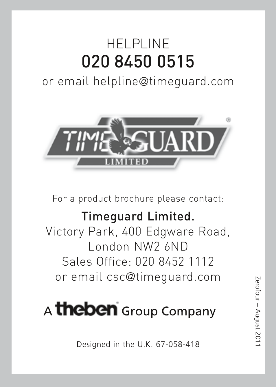 Led200pirwhb_back, Helpline | Timeguard LED200PIRWH User Manual | Page 12 / 12