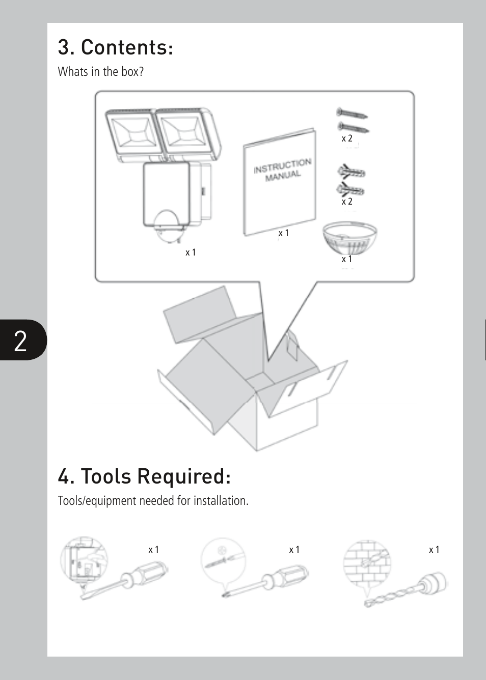 Timeguard LED200PIRWH User Manual | Page 3 / 12