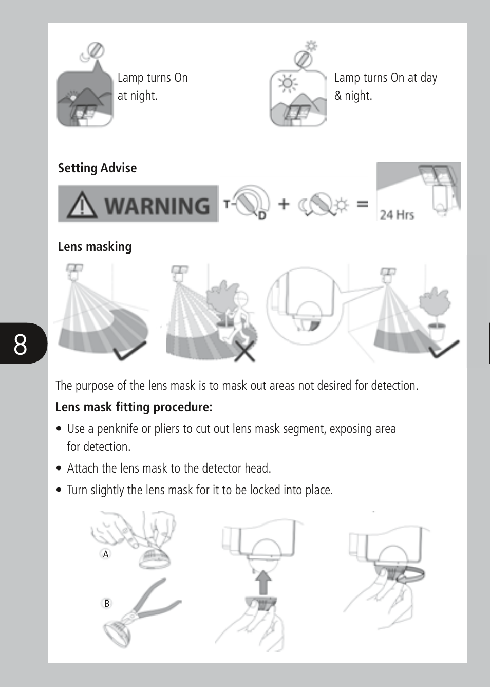 Timeguard LED200PIRWH User Manual | Page 9 / 12