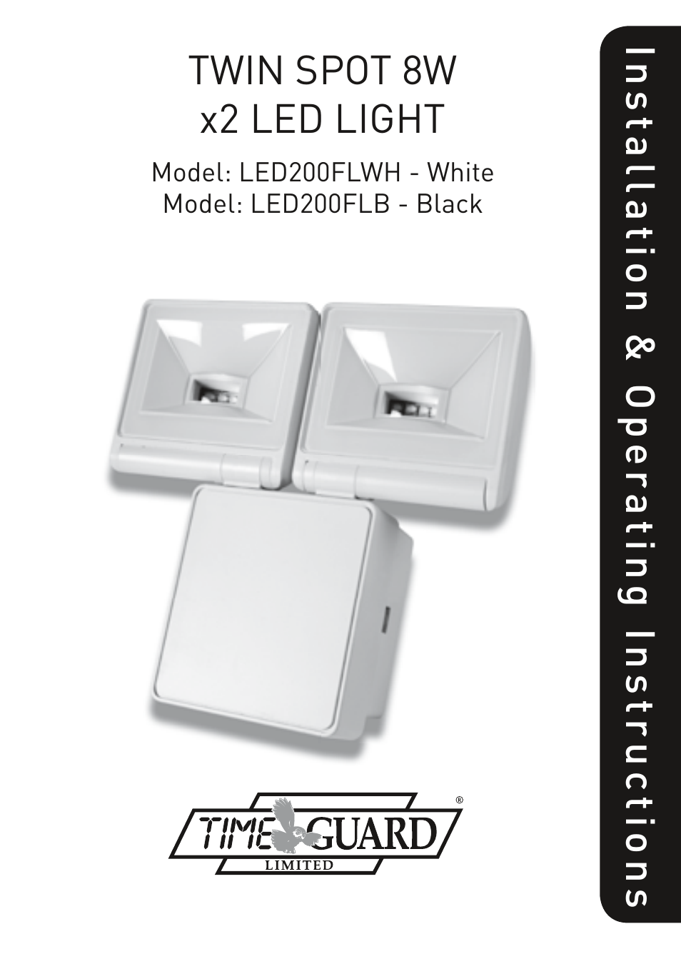 Timeguard LED200FLB User Manual | 8 pages