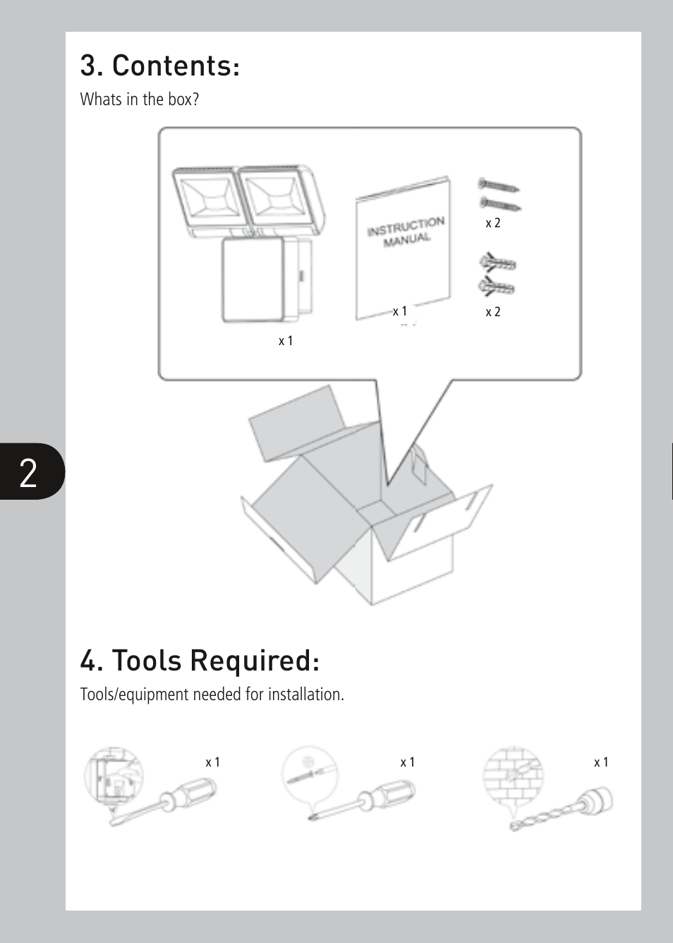 Timeguard LED200FLB User Manual | Page 3 / 8