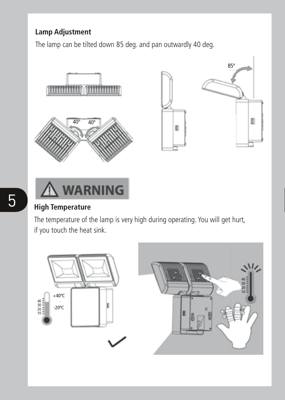 Timeguard LED200FLB User Manual | Page 6 / 8