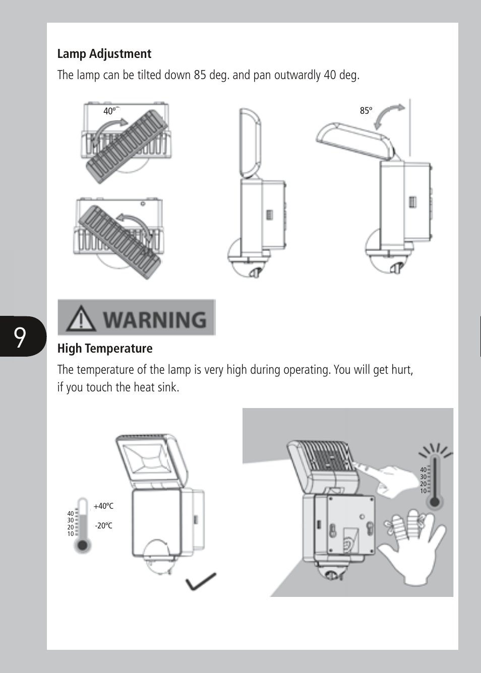 Timeguard LED100PIRWH User Manual | Page 10 / 12