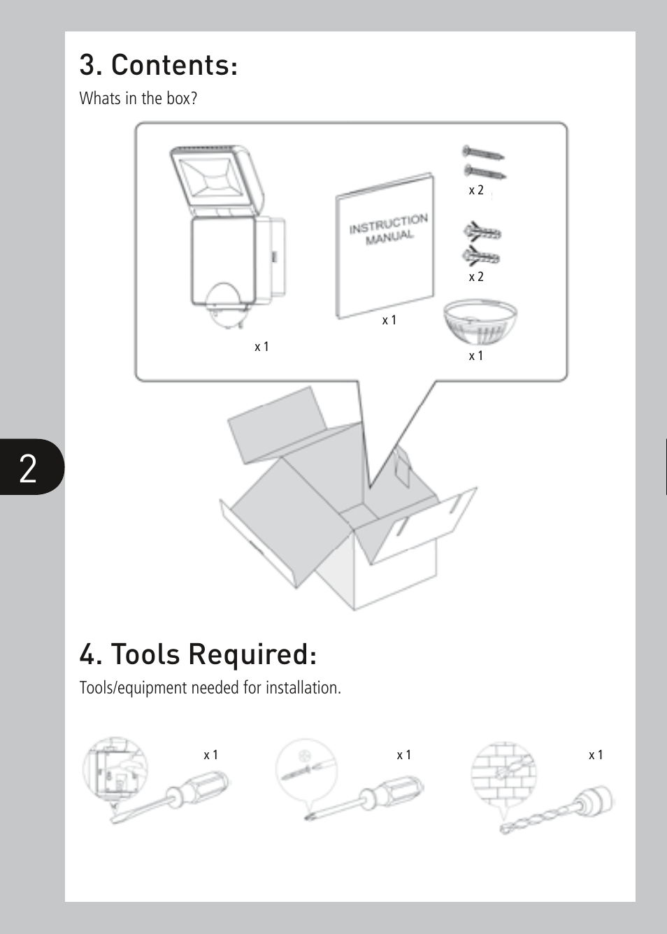 Timeguard LED100PIRWH User Manual | Page 3 / 12