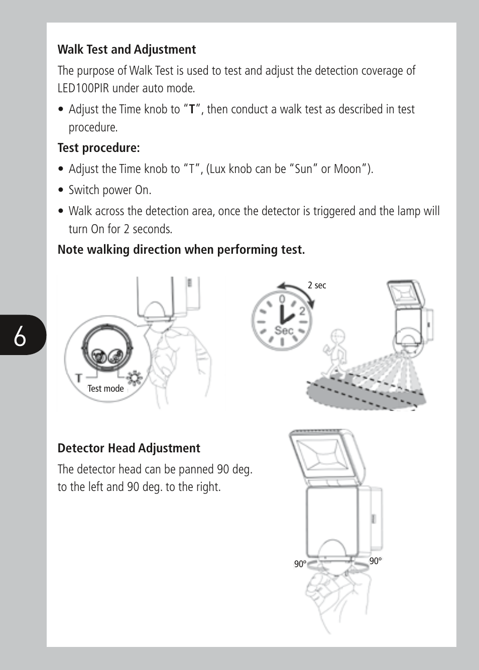 Timeguard LED100PIRWH User Manual | Page 7 / 12