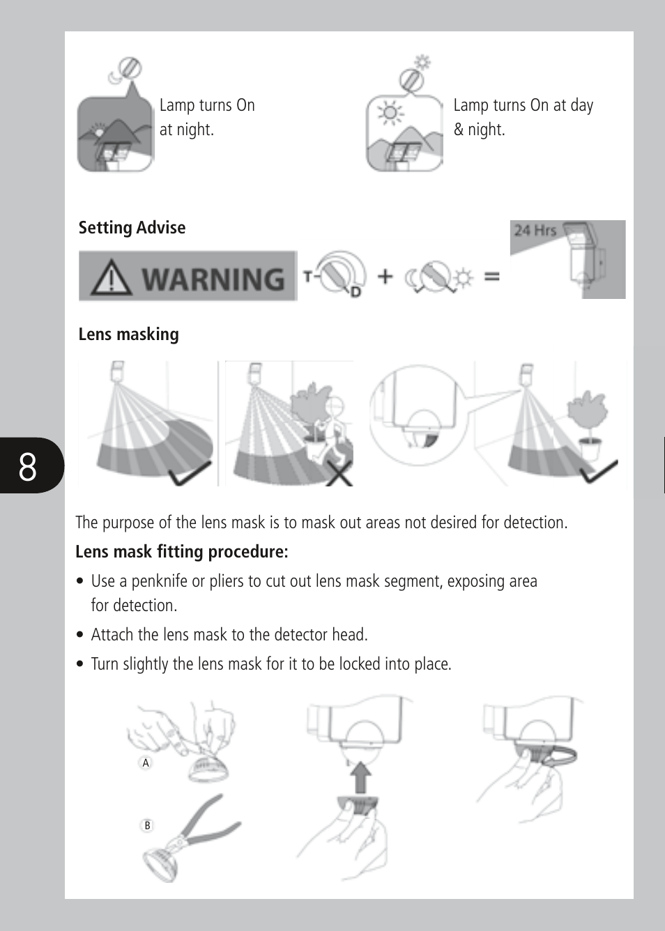 Timeguard LED100PIRWH User Manual | Page 9 / 12
