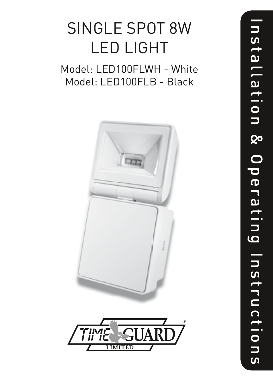 Timeguard LED100FLWH User Manual | 8 pages