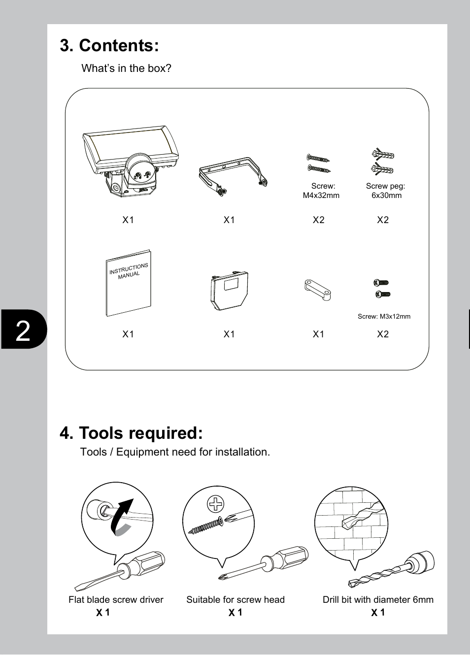 Timeguard LEDX20PIRB User Manual | Page 3 / 12