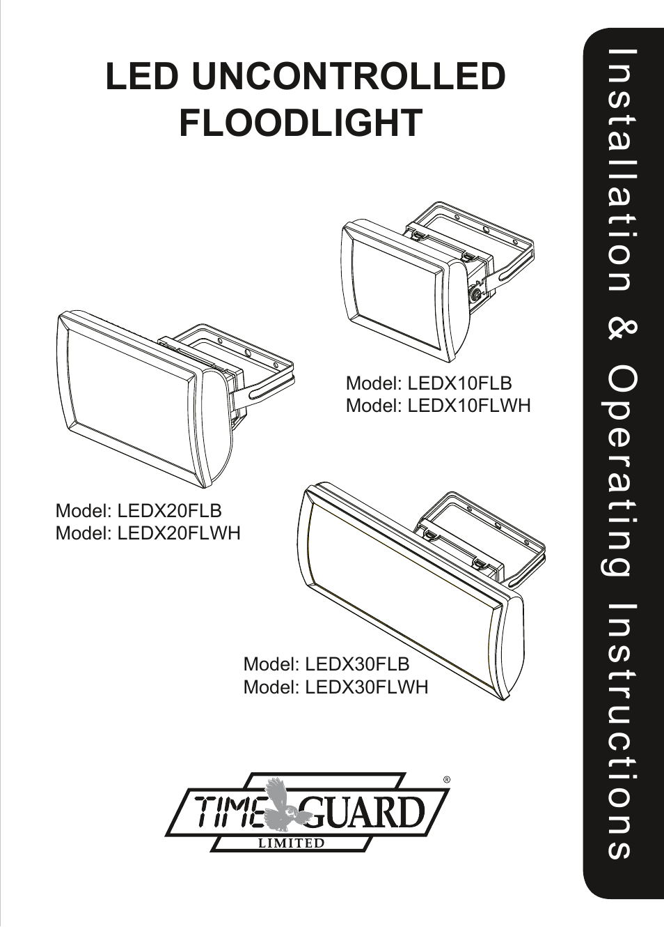 Timeguard LEDX30FLB User Manual | 8 pages