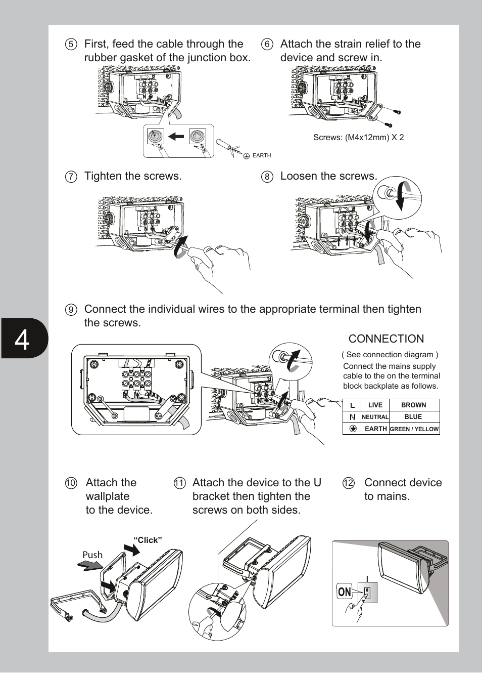 Timeguard LEDX30FLB User Manual | Page 5 / 8