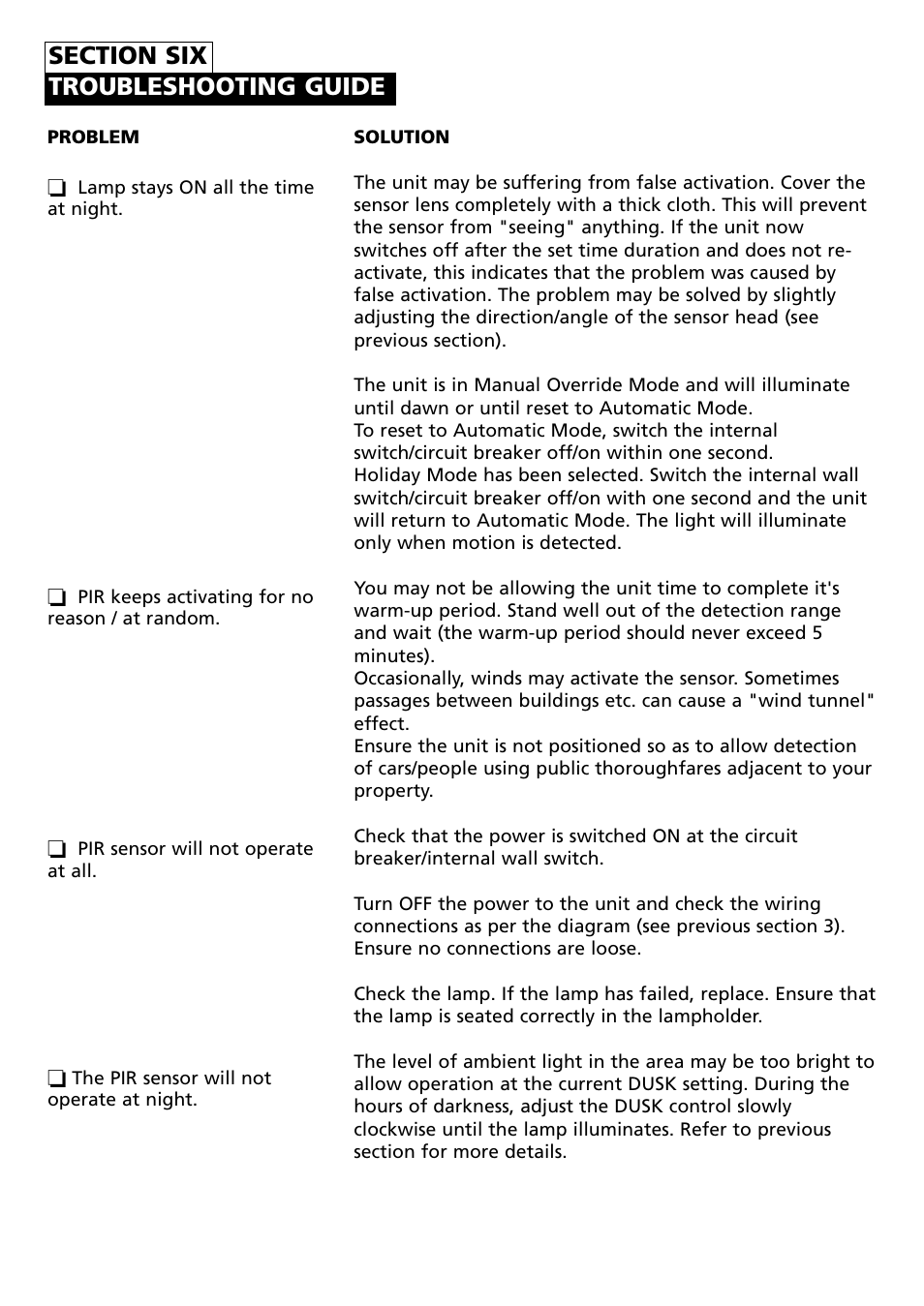 Timeguard MLB98 User Manual | Page 7 / 12