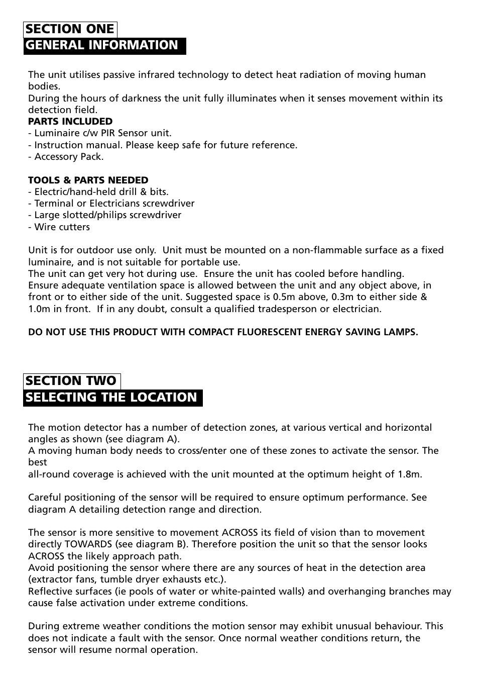 Timeguard SLW45 User Manual | Page 4 / 12