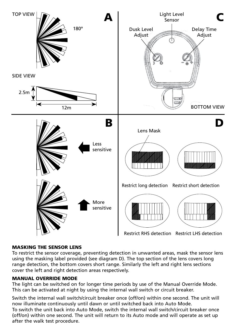 Ac b d | Timeguard NSLB150C User Manual | Page 8 / 11