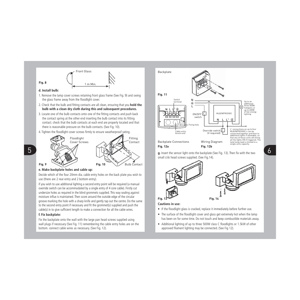 Timeguard MLBPRO500C User Manual | Page 4 / 9
