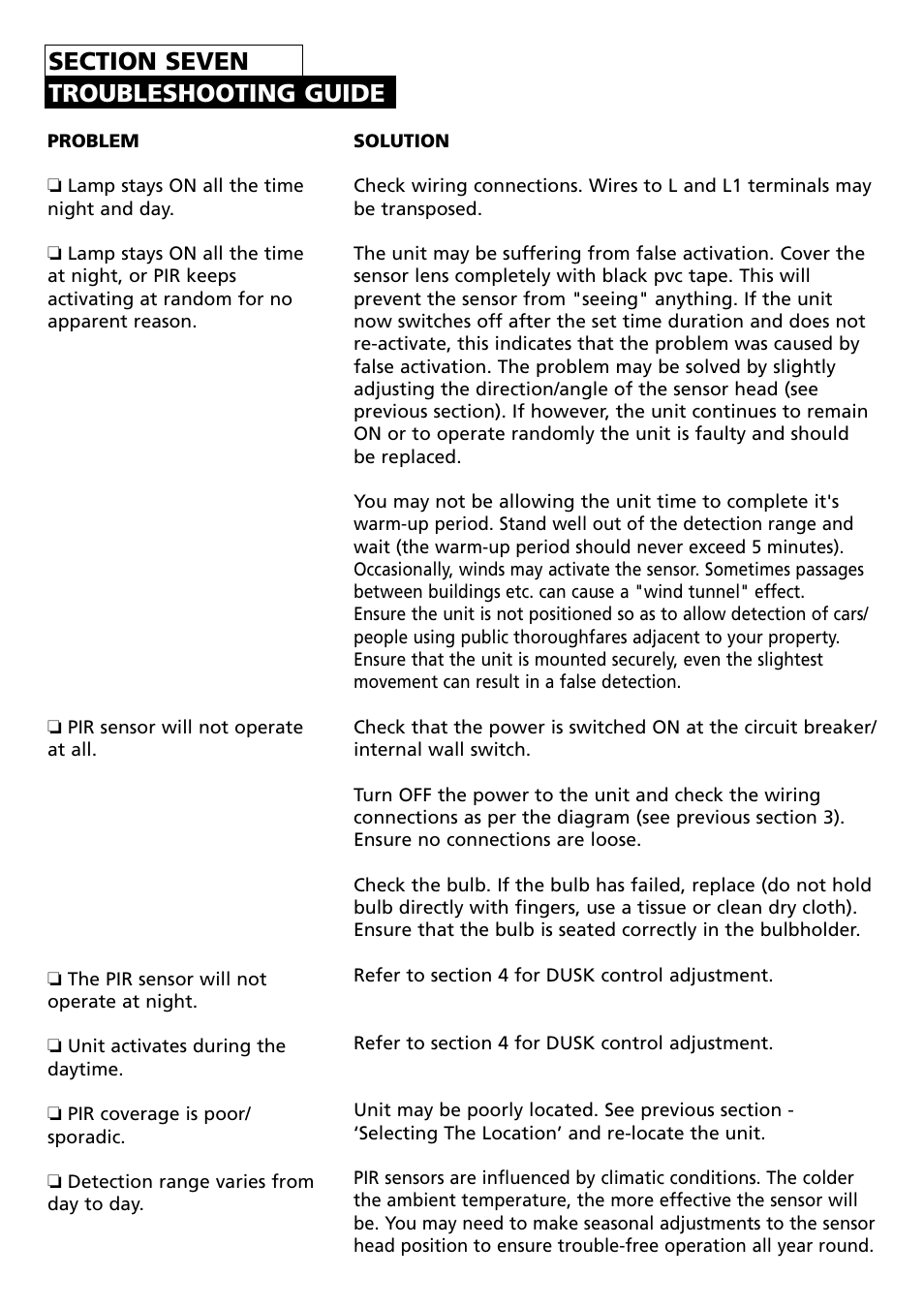 Timeguard NSLB2000 User Manual | Page 7 / 10