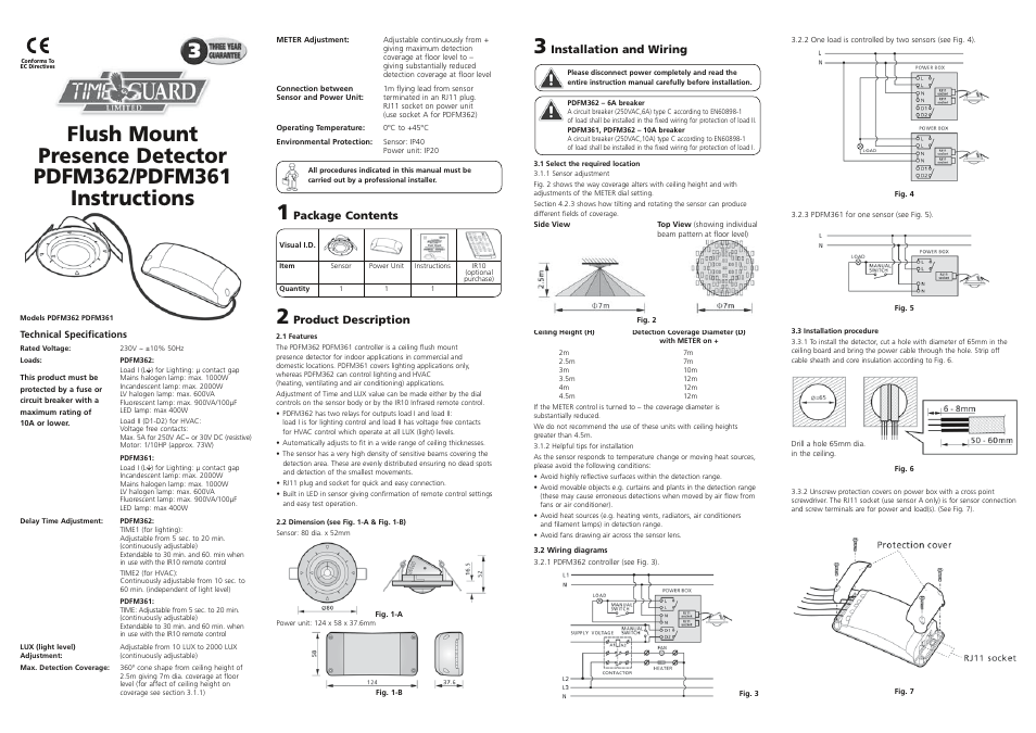 Timeguard PDFM362 User Manual | 2 pages