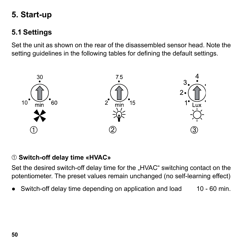 Start-up | Timeguard 202.0.000 User Manual | Page 10 / 20