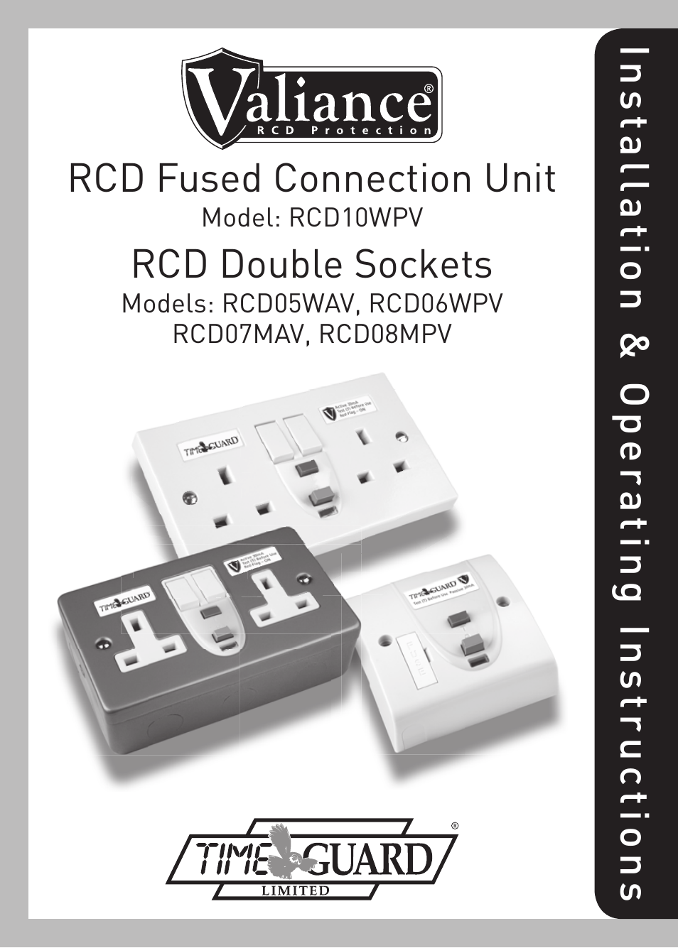 Timeguard RCD10WPV User Manual | 12 pages