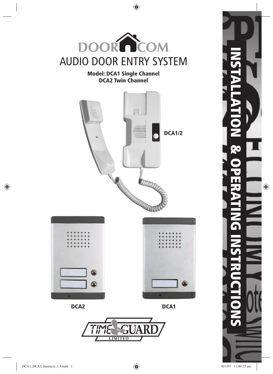 Timeguard DCA2 User Manual | 12 pages