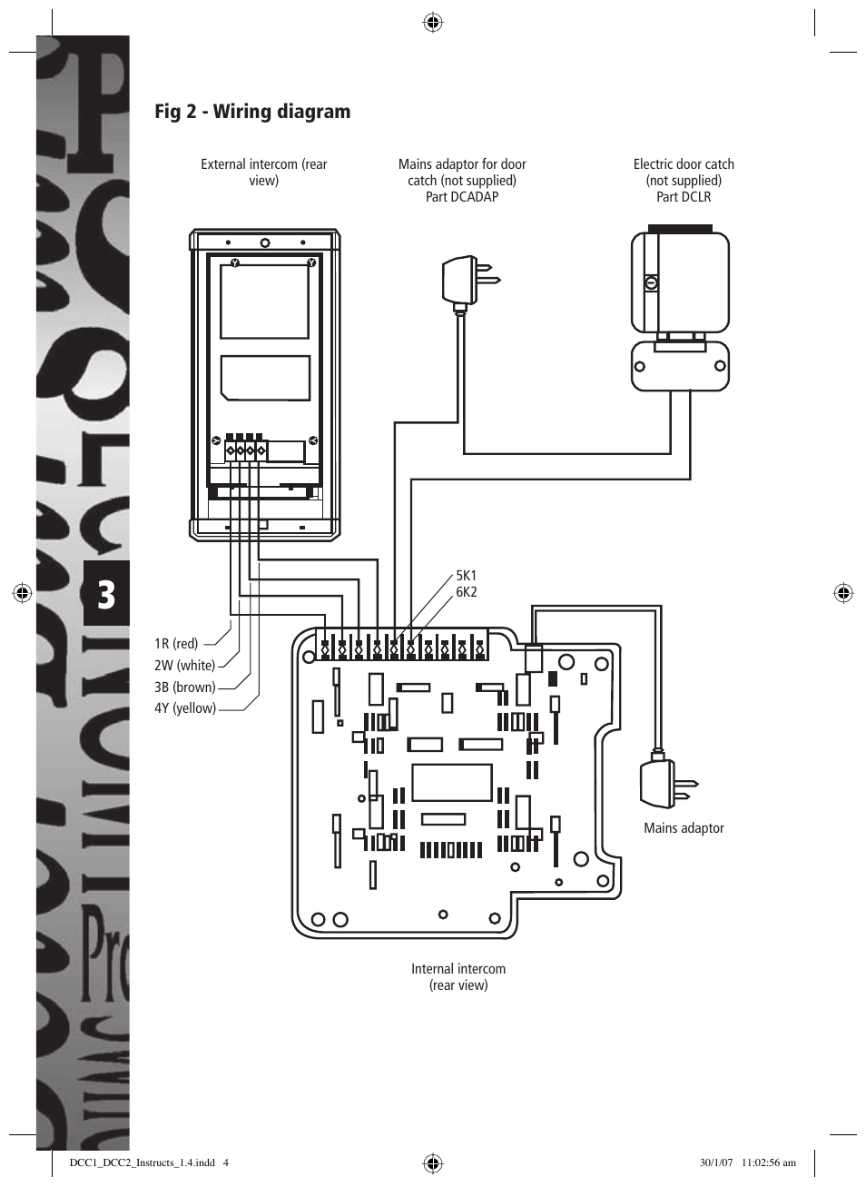 Fig 2 - wiring diagram | Timeguard DCC2 User Manual | Page 4 / 12