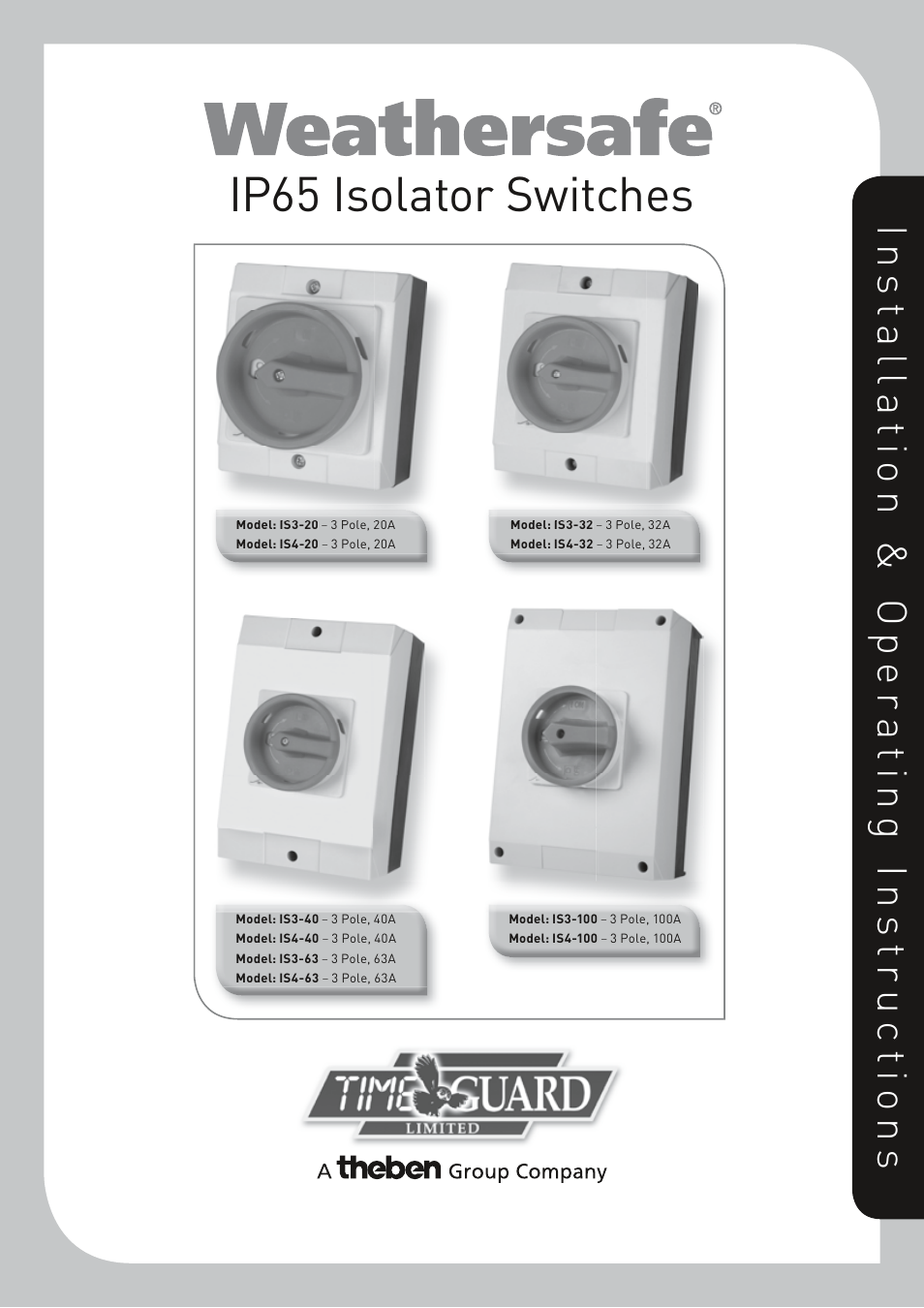 Timeguard IS4-100 User Manual | 2 pages