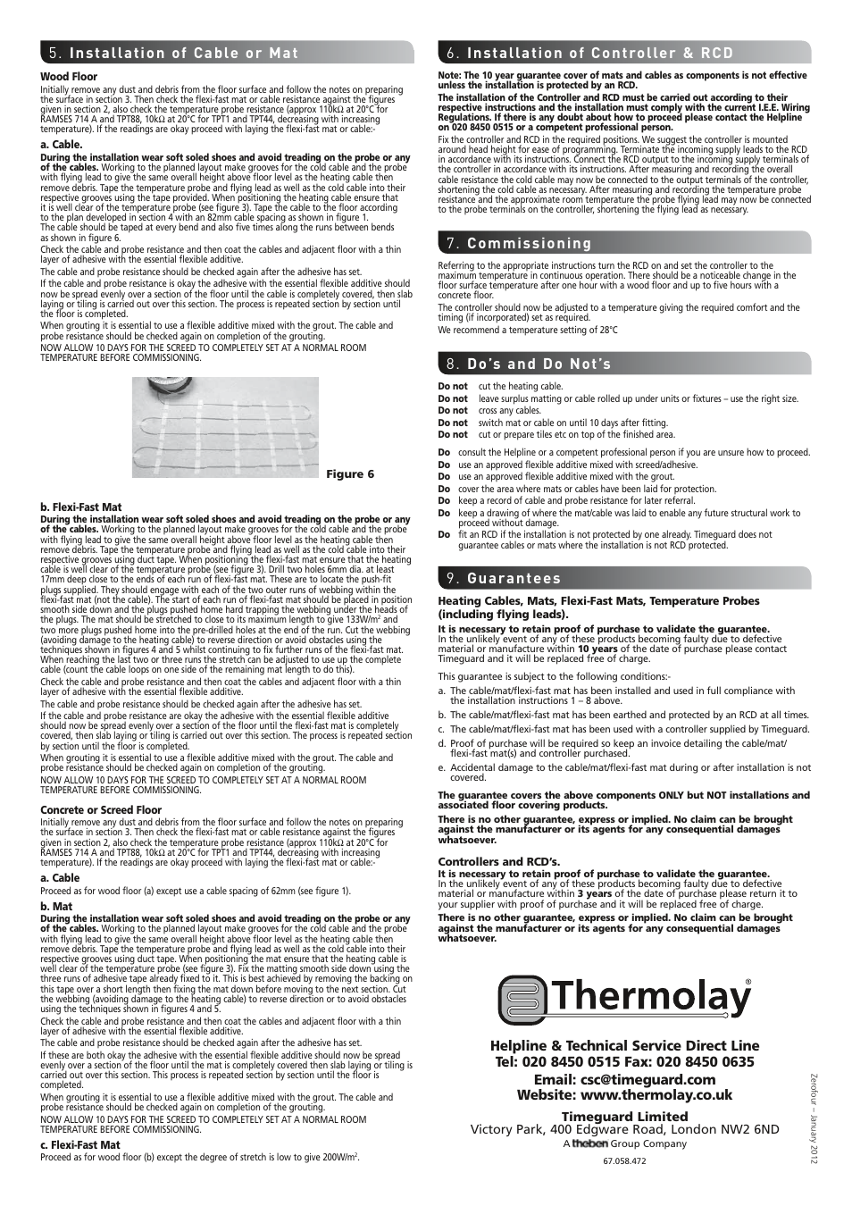 Timeguard FFM250 User Manual | Page 4 / 4