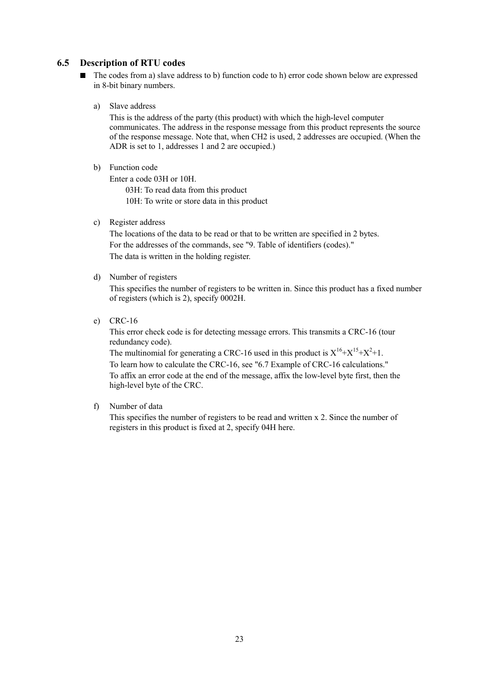 TOHO ELECTRONICS TTM000 User Manual | Page 23 / 42