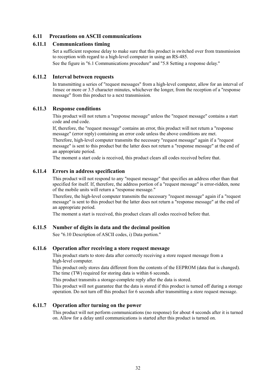 TOHO ELECTRONICS TTM000 User Manual | Page 32 / 42