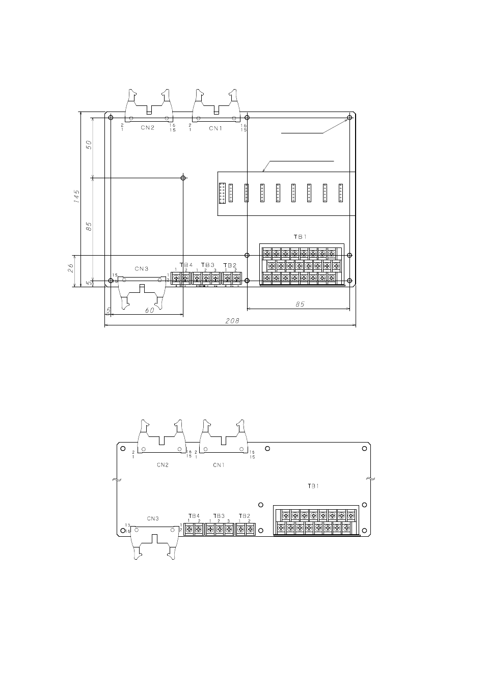 Making the connections, 3 outside dimensions, 1 terminal arrangement diagram | 1 thermocouple input | TOHO ELECTRONICS TTM-00BT User Manual | Page 6 / 35