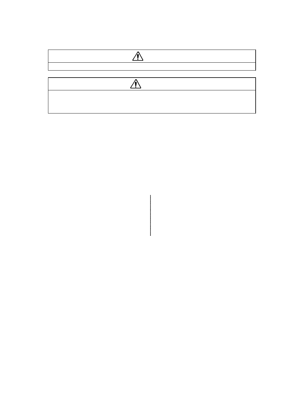 Warning, Warnings, Before conducting control | Table of identifiers (codes) | TOHO ELECTRONICS TTM-00BT User Manual | Page 9 / 35