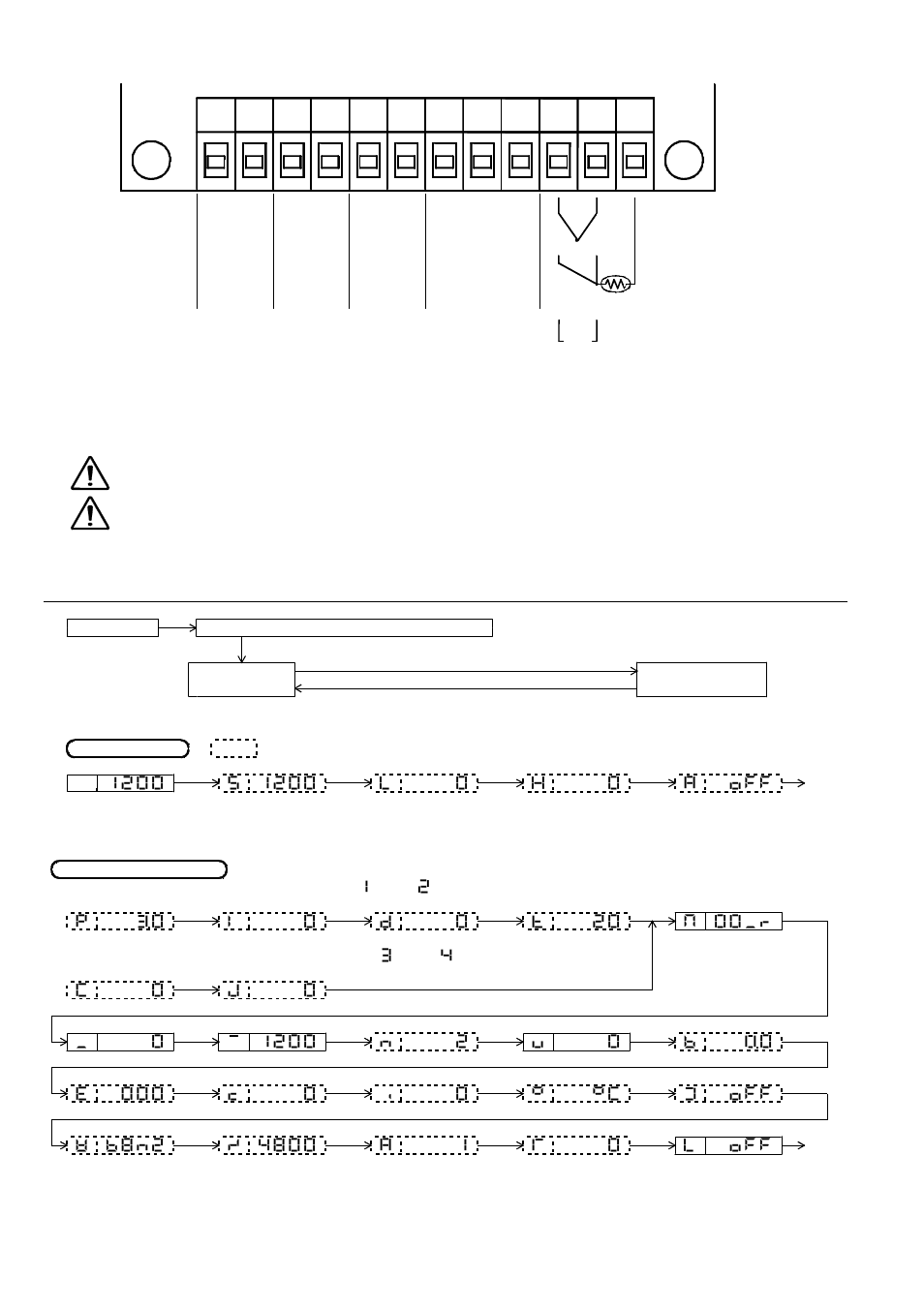 Warning, Caution | TOHO ELECTRONICS TTM-10L User Manual | Page 2 / 8