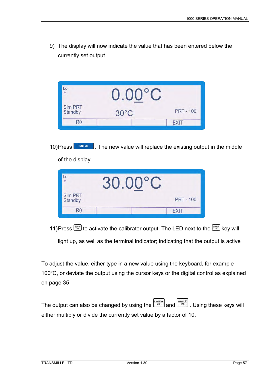 Transmille 1000-Series User Manual | Page 57 / 104